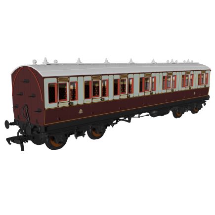 Rapido 978012 OO Gauge LNWR Evolution Coach Non Corridor Composite No.4220