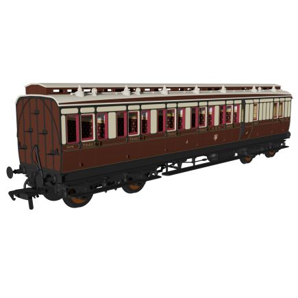 Rapido 978014 OO Gauge GWR Evolution Coach Non Corridor Brake Third No.1476