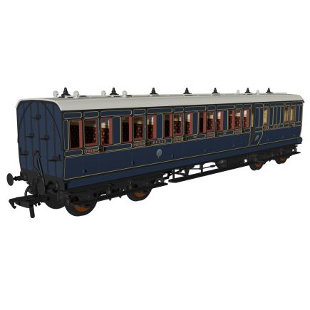 Rapido 978026 OO Gauge SDJR Evolution Coach Non Corridor Brake Third No.123