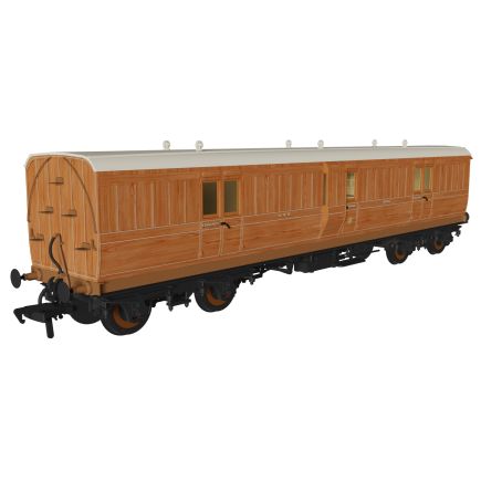 Rapido 978048 OO Gauge GN Evolution Coach Non Corridor Full Brake No.3204