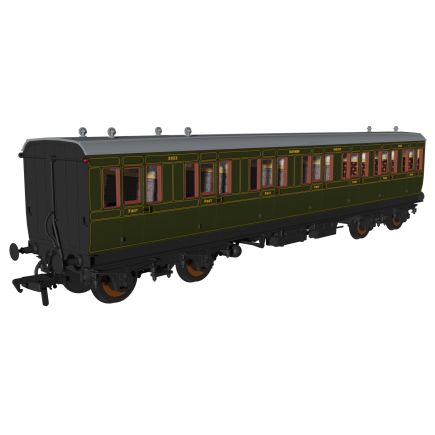 Rapido 978216 OO Gauge Evolution Non-Corridor Composite Coach SR Olive Green 5022