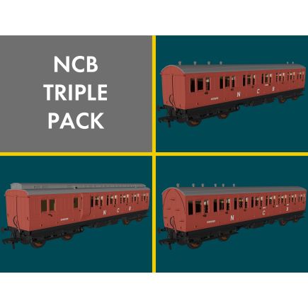 Rapido 978237 OO Gauge Evolution Non-Corridor Coaches Triple Pack NCB