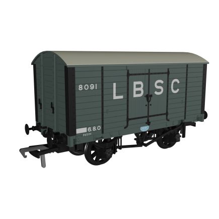 Rapido 979004 OO Gauge LBSCR Diagram 8 Van LBSC Grey No.8091