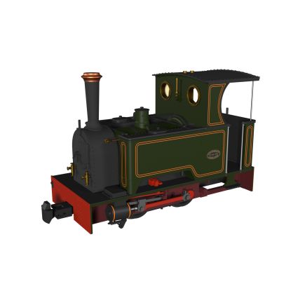 Rapdio 986704 OO-9 Kerr Stuart Short Tank Sirdar Lined Green DCC Fitted