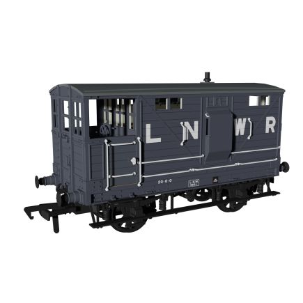 Rapido 978002 OO Gauge LNWR Diagram 17B Brake Van LNWR Grey No.960b