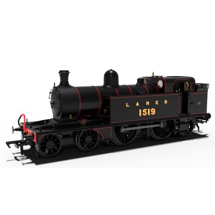 Rapido 989505 OO Gauge LNER C12 4-4-2 Tank 1519 LNER Lined Black DCC Sound Fitted
