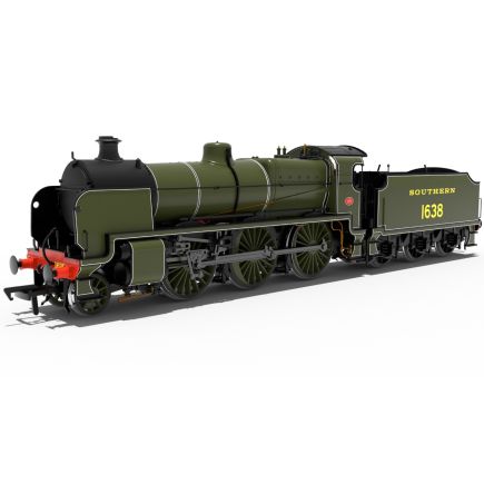 Rapido 992503 OO Gauge SR U Class 2-6-0 1638 SR Olive Green DCC Sound Fitted