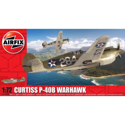Airfix A01003B Curtiss P-40B Warhawk Plastic Kit