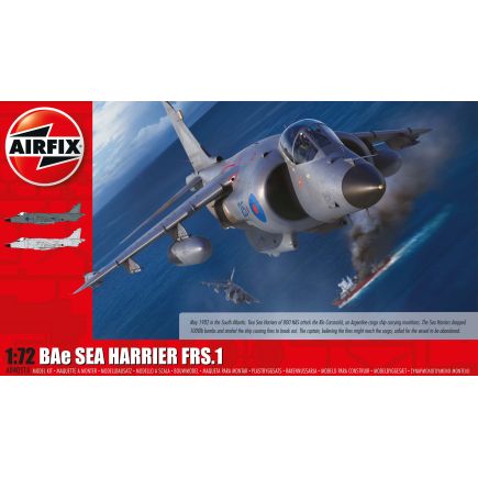 Airfix A04051A Bae Sea Harrier FRS1 1/72 Plastic Kit