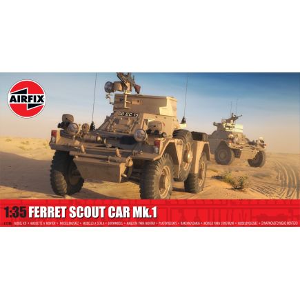 Airfix A1386 Ferret Scout Car Mk1 Plastic Kit