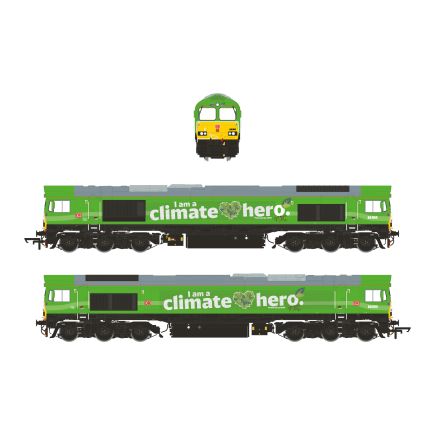 Accurascale ACC2638DCC OO Gauge Class 66 66004 'Climate Hero' DB Green DCC Sound Fitted