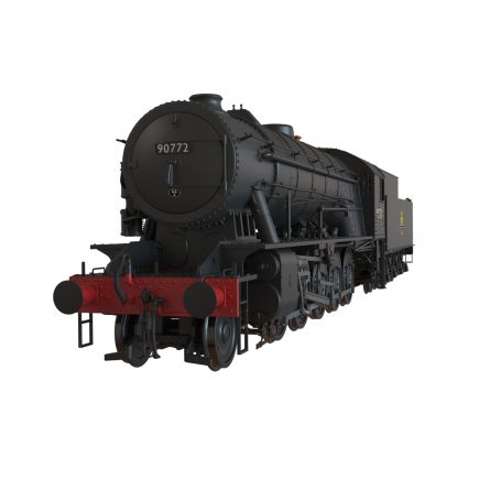 Clark Railworks C1004S OO Gauge WD Austerity 2-10-0 90772 BR Black Early Crest DCC Sound Fitted