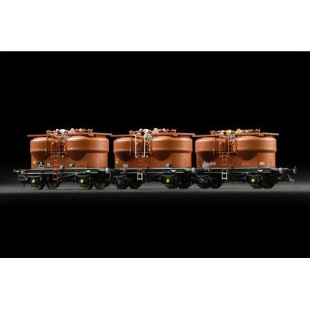 Clark Railworks C3042 OO Gauge Pack Of Three BR Prestwins BR Bauxite B873414, B873741 And B873744 Era 7 And 8
