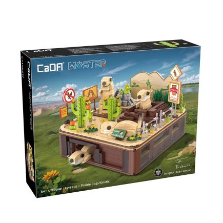 CaDA C71008W Kinetic Prairie Dogs Plastic Brick Kit