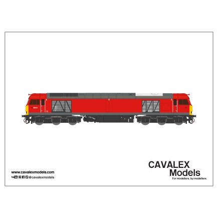 Cavalex CM-60010-DB-SF OO Gauge Class 60 60010 DB Cargo Debranded DCC Sound Fitted