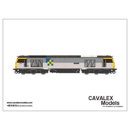 Cavalex CM-60017-TGCN-SF OO Gauge Class 60 60017 'Arenig Fawr' BR Railfreight Construction Sector DCC Sound Fitted