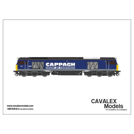 Cavalex CM-60028-CB-SF OO Gauge Class 60 60028 Cappagh DCC Sound Fitted