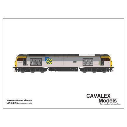 Cavalex CM-60049-TGM-SF OO Gauge Class 60 60049 'Scafell' BR Railfreight Metals Sector DCC Sound Fitted