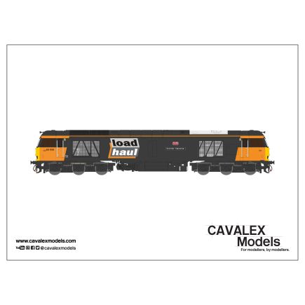 Cavalex CM-60059-LH-SF OO Gauge Class 60 60059 Swinden Dalesmen Loadhaul DCC Sound Fitted