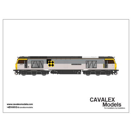 Cavalex CM-60061-TGCL-SF Class 60 60061 'Alexander Graham Bell' BR Railfreight Coal Sector DCC Sound Fitted