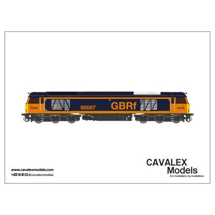 Cavalex CM-60087-GBRF-SF OO Gauge Class 60 60087 GBRf DCC Sound Fitted