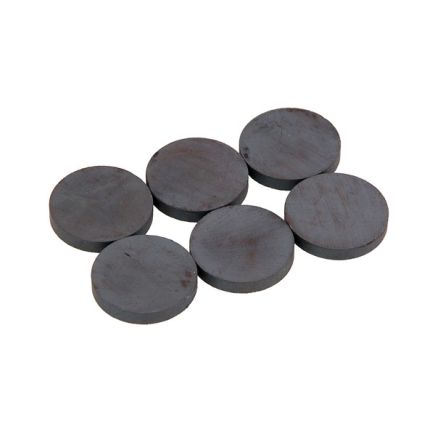 Neilsen Tools CT4684 Pack Of 6 Ceramic Disk Magnets 25mm