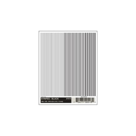 Woodland Scenics DT513 Stripes black