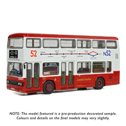 EFE E28831 OO Gauge Leyland Titan B15 Bus London Coaches T343 Route 52 Victoria Bus Station