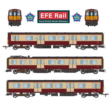 EFE Rail E81011 OO Gauge Class 314 3 Car EMU 314201 Strathclyde PTA Carmine & Cream