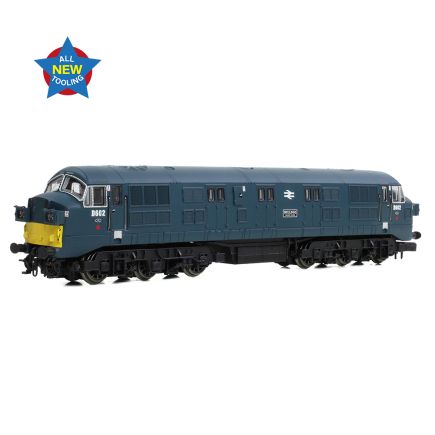 EFE Rail E84524 N Gauge Class 41 Warship D602 'Bulldog' BR Blue Small Yellow Panels Headcode Boxes