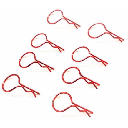 Fastrax FAST213MR Body Clips Metallic Red Large