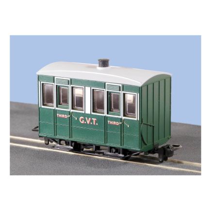 Peco GR-500 OO-9 Glyn Valley Tramway 4 Wheel Enclosed Side Coach