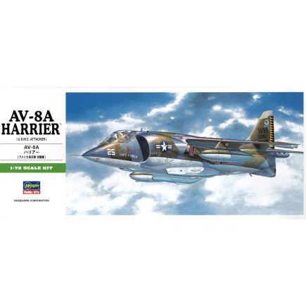 Hasegawa B10 AV-8A Harrier Plastic Kit