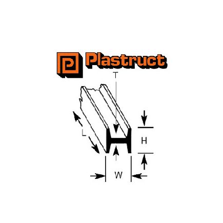 Plastruct H-Column Section - Various sizes to choose