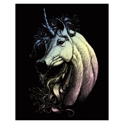 Royal & Langnickel HOLO21 Proud Unicorn Engraving Art