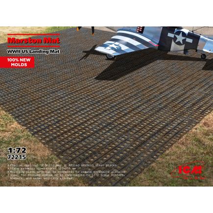 ICM 72215 WWII US Landing Marston Mat Plastic Kit