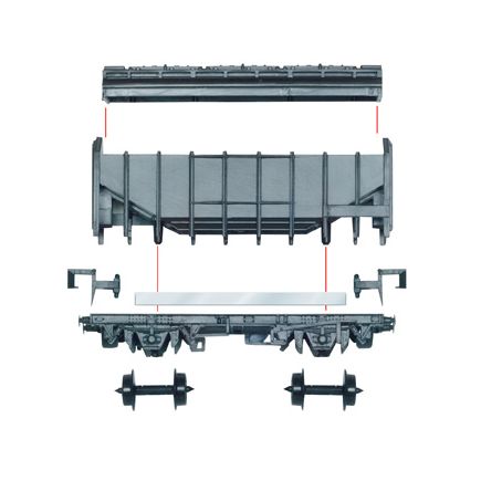 Peco KNR-67 N Gauge Grain Wagon Kit