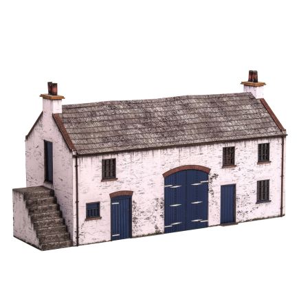 Scale Model Scenery KX087 OO Gauge Coach House & Stables Laser Cut Kit