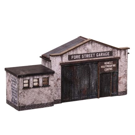 Scale Model Scenery KX110 OO Gauge Low Relief Garage Laser Cut Kit