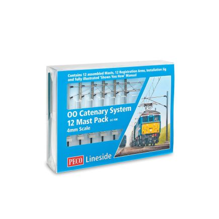 Peco LC-100 OO Gauge Catenary System Startup Pack