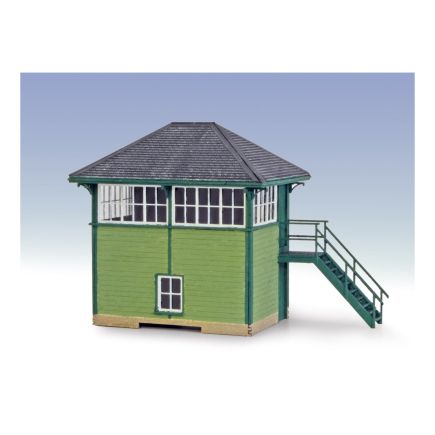 Peco LK-202 OO Gauge West Highland Line Signal Box Laser Cut Wood Kit