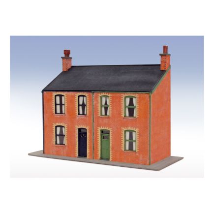 Peco LK-206 OO Gauge Low Relief Victorian House Fronts Laser Cut Kit