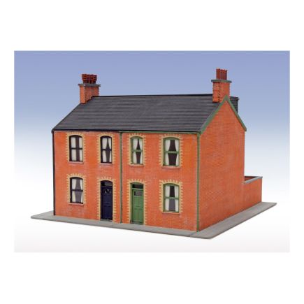 Peco LK-208 OO Gauge Victorian House Backs Laser Cut Kit