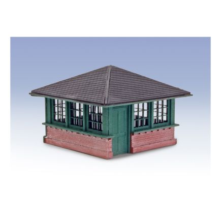 Peco LK-216 OO Gauge West Highland Platform Mounted Signal Box Laser Cut Kit