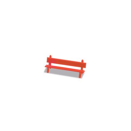 Peco LK-26 OO Gauge Platform Seats Red