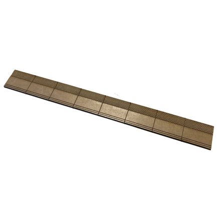 Scale Model Scenery LX213 OO Gauge Platform Coping With Tactile Paving Laser Cut Kit