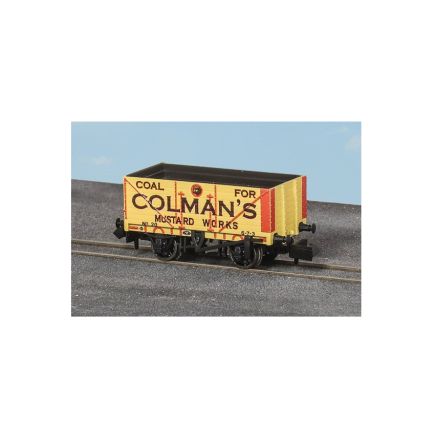 Peco NR-7006P N Gauge 7 Plank Open Wagon Colman's Mustard
