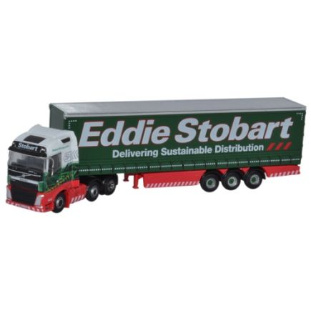 Oxford Diecast NVOL4001 N Gauge Volvo FH4 Curtainside Eddie Stobart