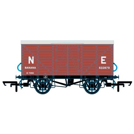 Oxford Rail OR76BAN001B OO Gauge GE Banana Van LNER Bauxite Pre 1937 632879