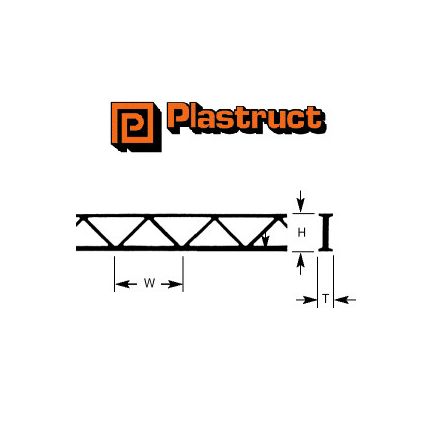 Plastruct Truss Section - Various sizes to choose